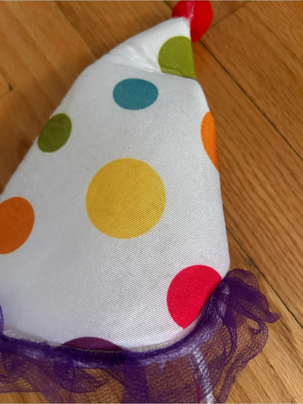 Gymboree Rainbow Polka Dot Clown Dress with Tutu and Hat - White, Multicolor